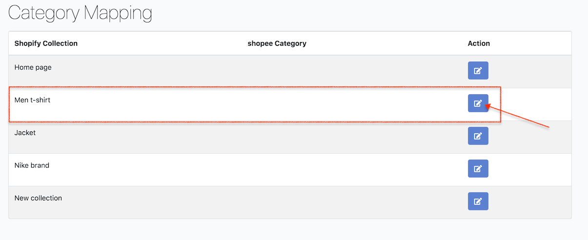 Category Mapping