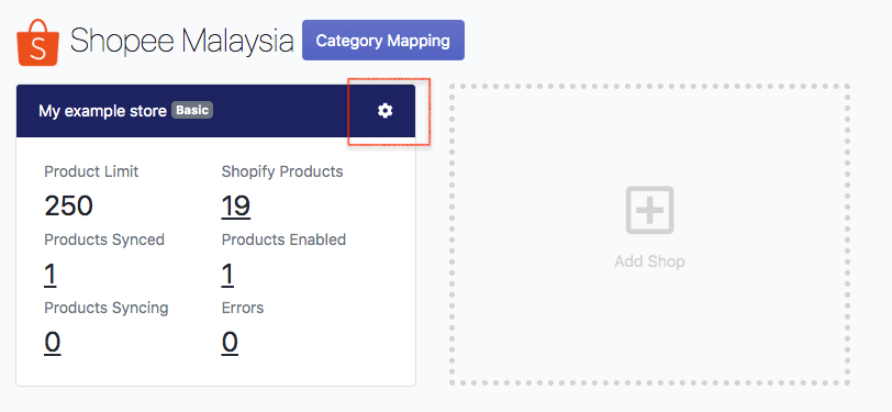 Sync to Shopee
