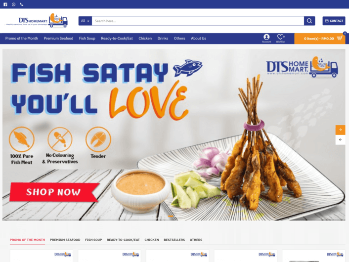 Online Fresh Seafood Store