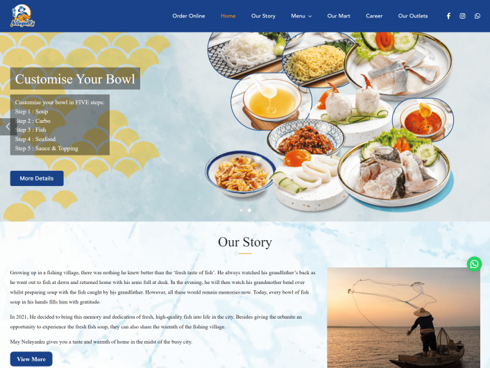 Website development for NelayanKu